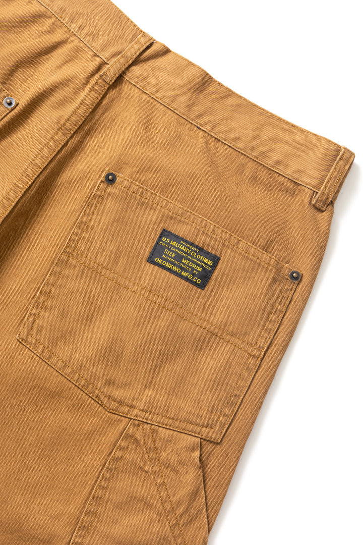 Okonkwo MFG - Aged Canvas Carpenter Shorts - Brown