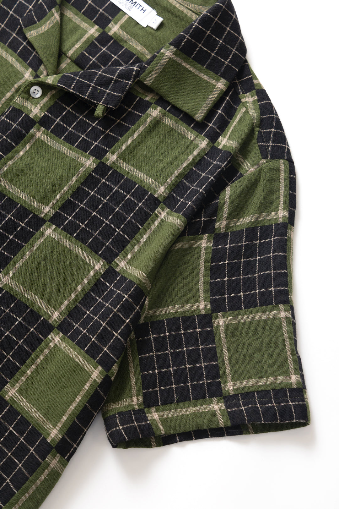 Blacksmith - Check Weave Resort Shirt - Green