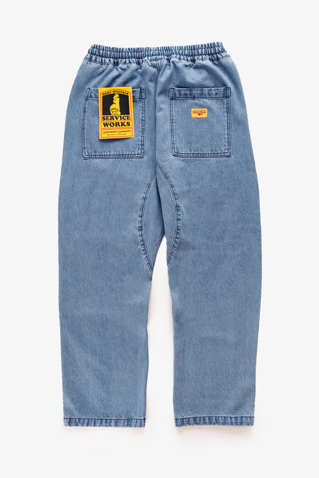 Service Works - Classic Chef Pants - Light Washed Denim