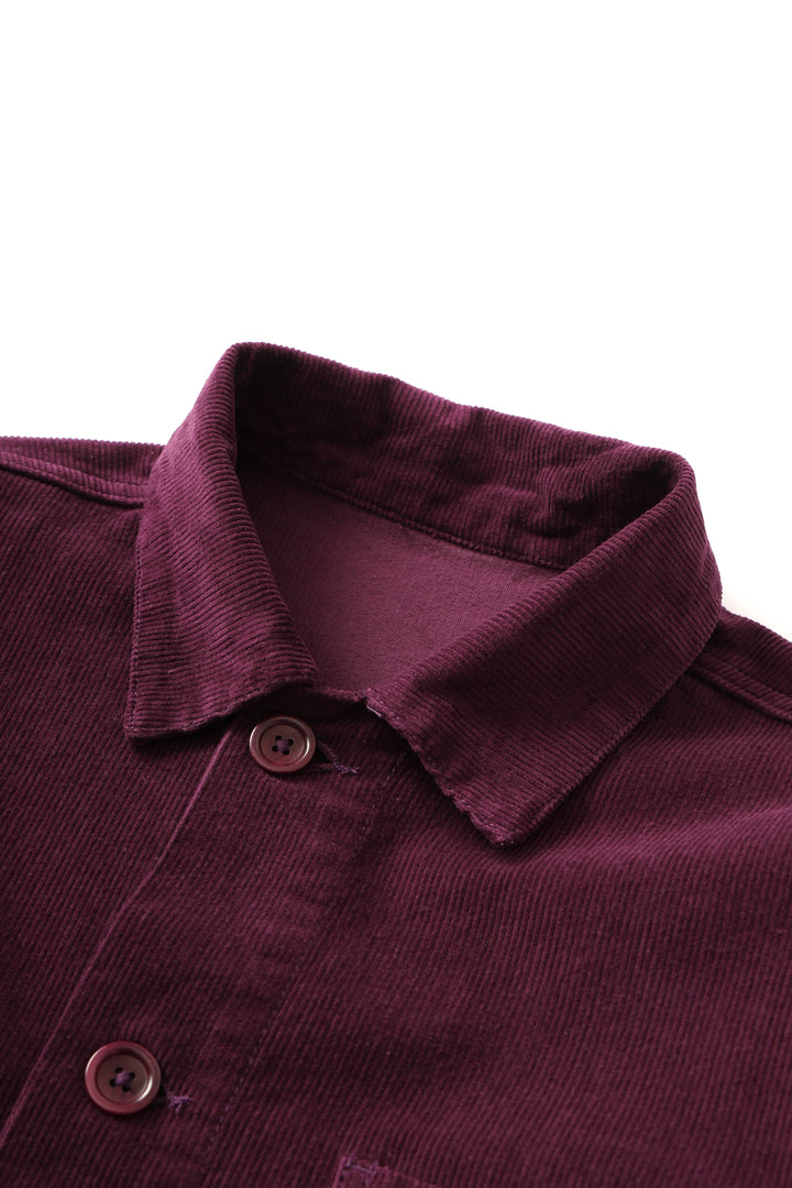 Service Works - Corduroy Coverall Jacket - Plum