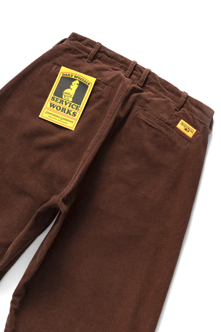 Service Works - Corduroy Part Timer Pant - Brown