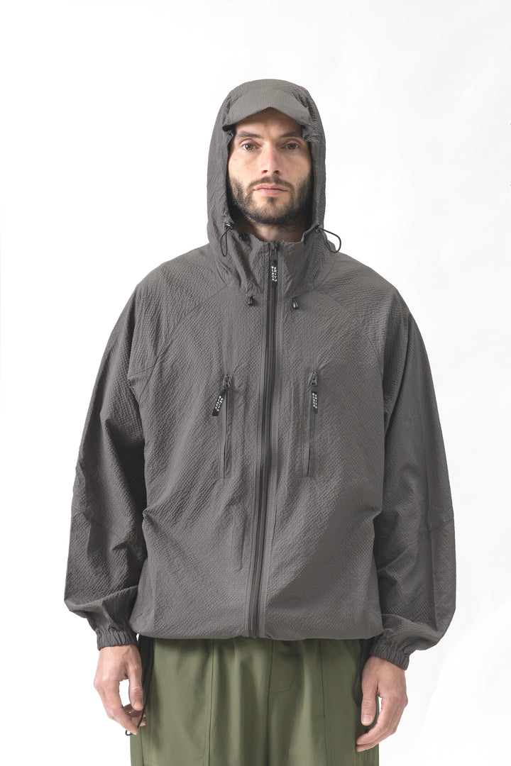 Blacksmith - Crinkle Windbreaker - Grey