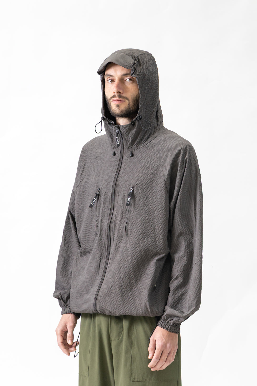 Blacksmith - Crinkle Windbreaker - Grey