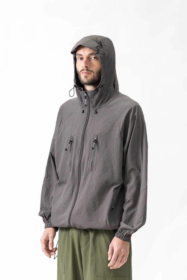 Blacksmith - Crinkle Windbreaker - Grey