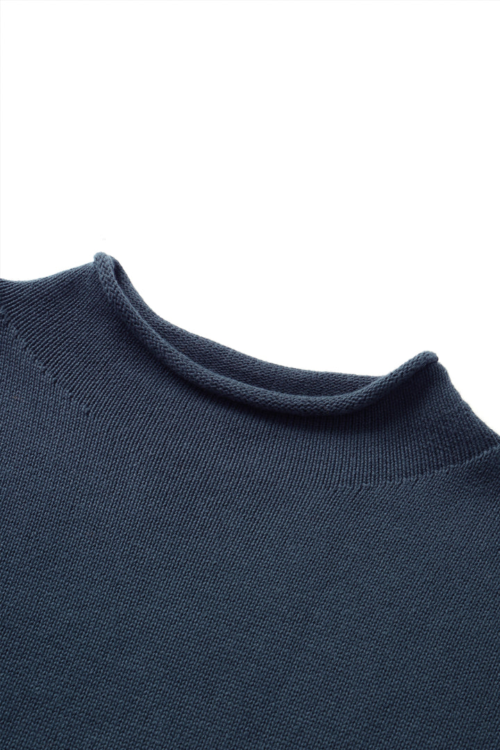 Service Works - Mock Smock Sweater - Navy