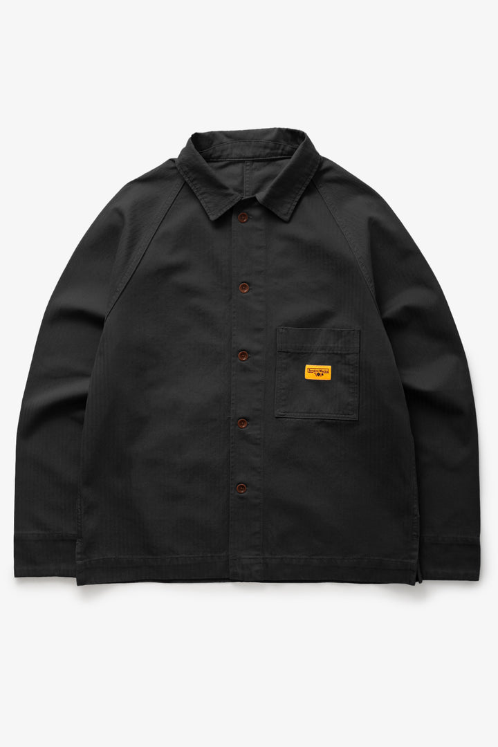 Service Works - Herringbone Front Of House Jacket - Black