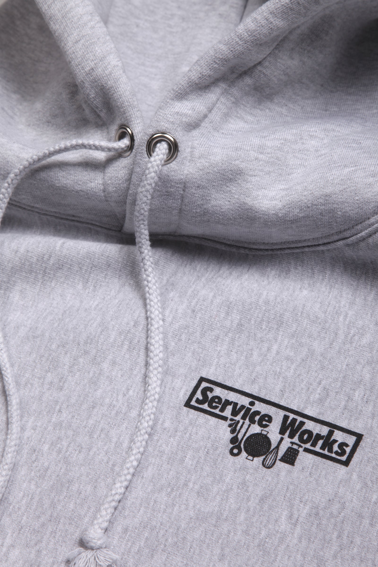 Service Works - Heavyweight Logo Hoodie - Grey