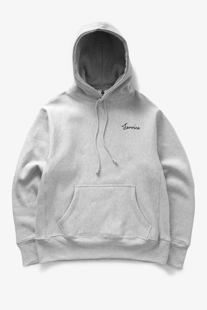 Service Works - Script Logo Hoodie - Marl Grey