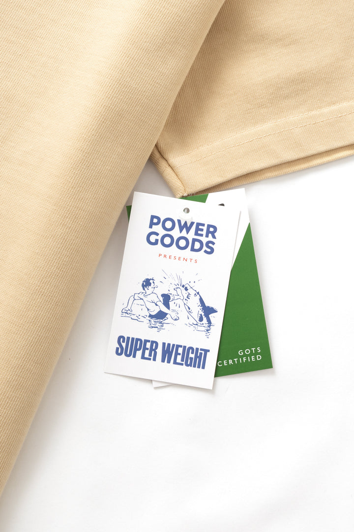 Power Goods - Super Weight T-Shirt - Khaki