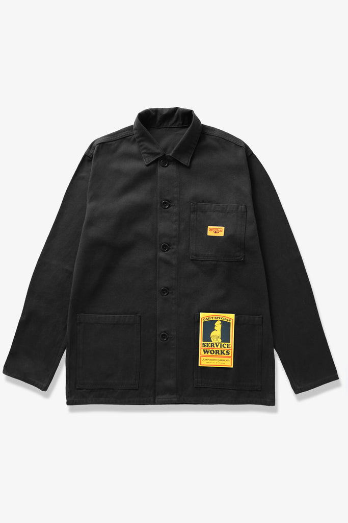 Service Works - Moleskin Coverall Jacket - Black