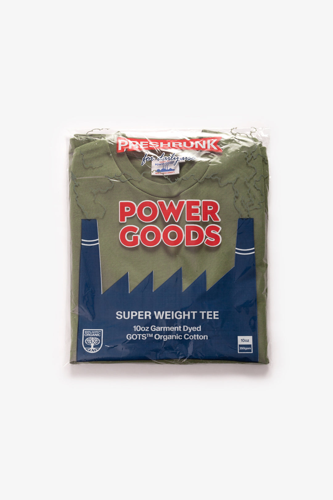 Power Goods - Super Weight T-Shirt - Olive