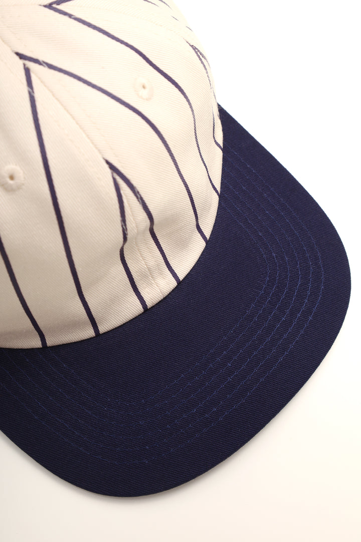 Power Goods - Perfect 6 Panel Cap - Striped Navy