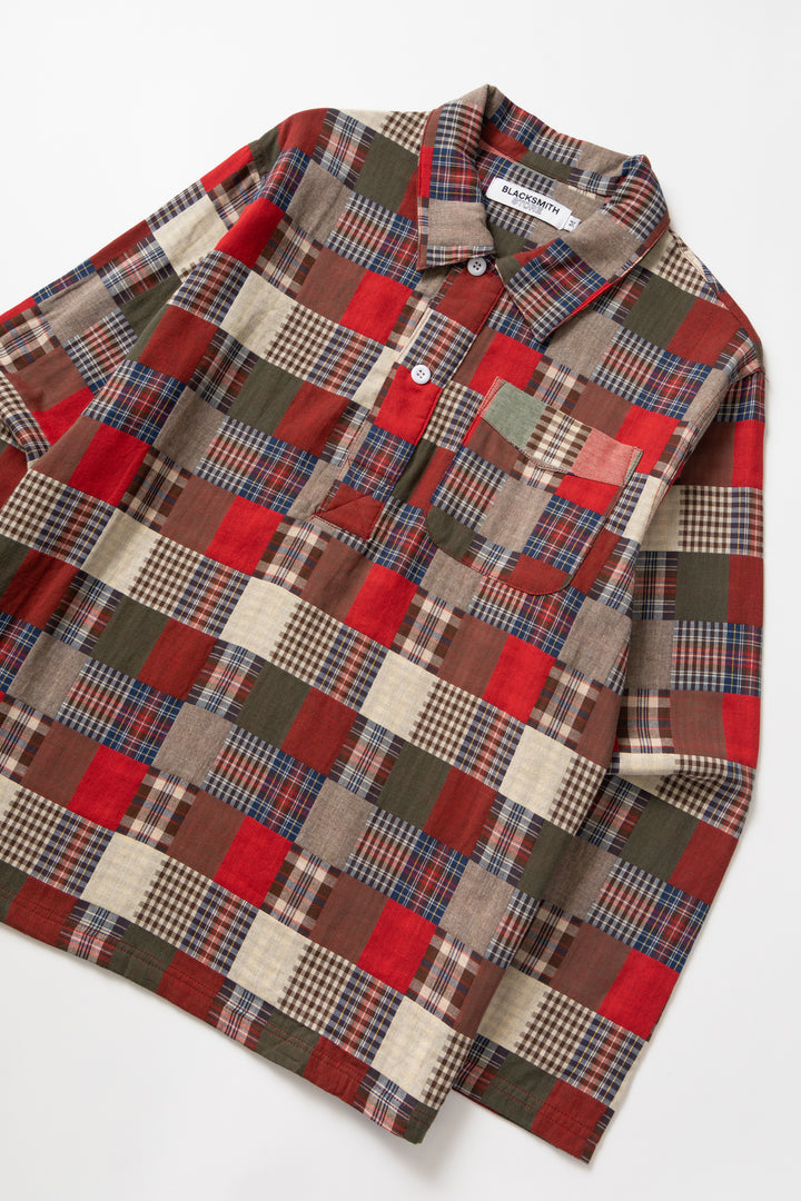 Blacksmith - Striped Two Button Popover - Plaid