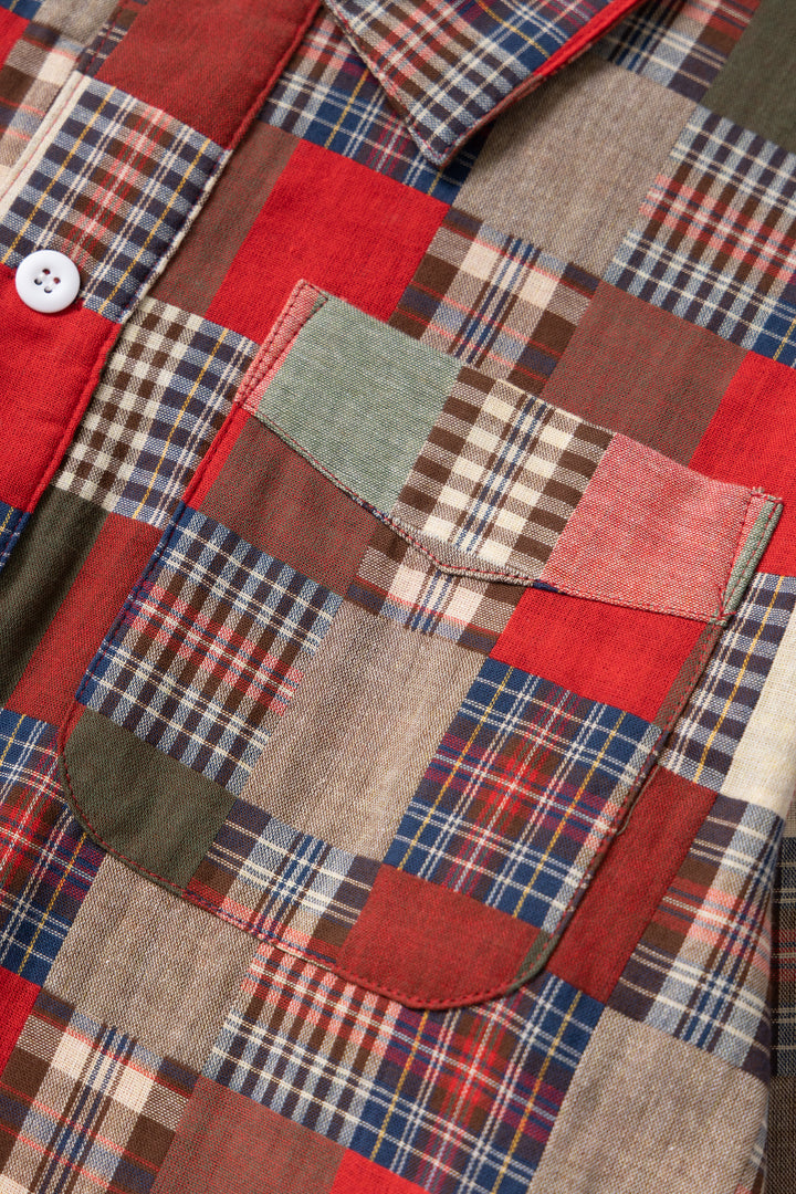 Blacksmith - Striped Two Button Popover - Plaid