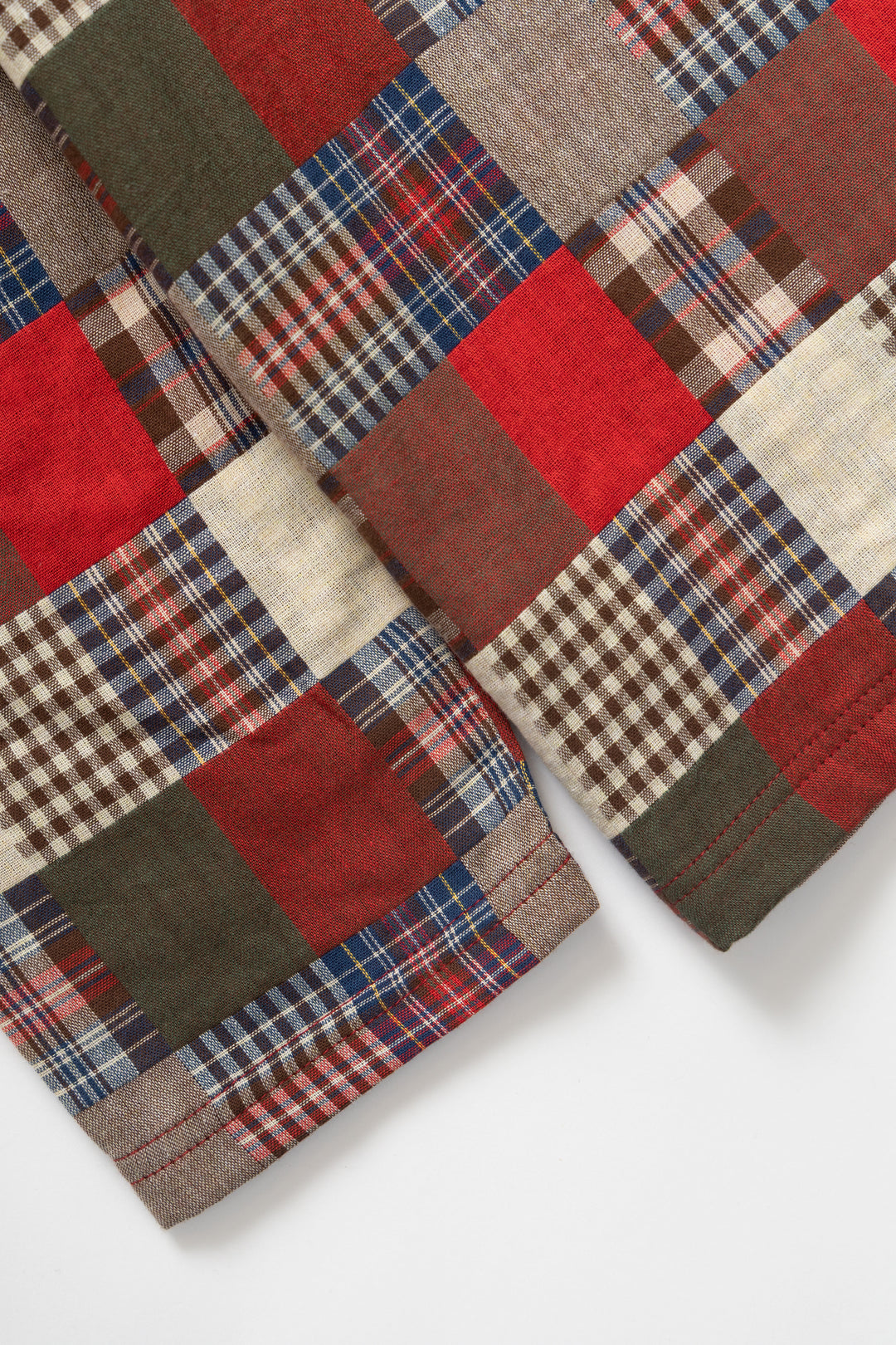 Blacksmith - Striped Two Button Popover - Plaid