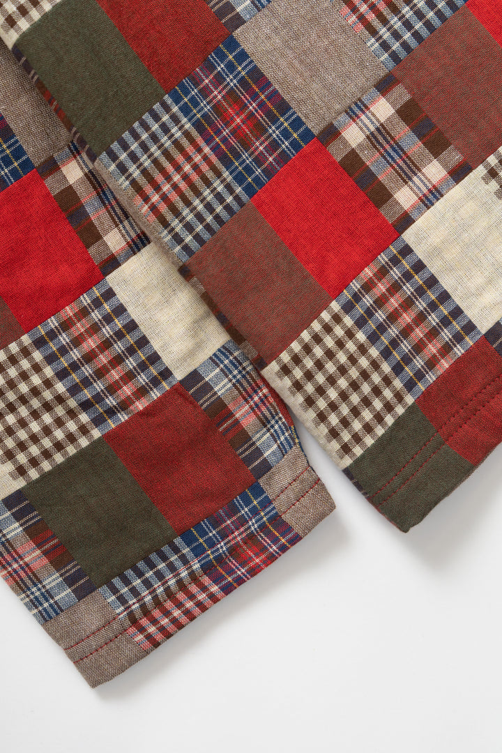 Blacksmith - Striped Two Button Popover - Plaid