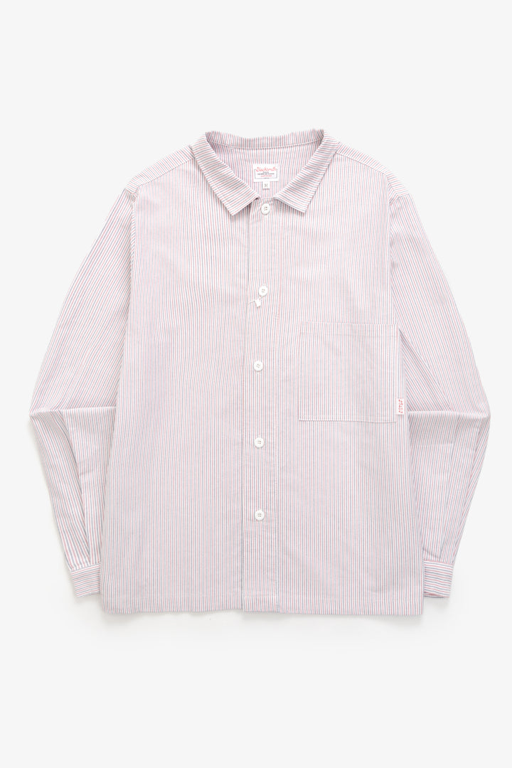 Blacksmith - 'Boxford' Utility Shirt - Multi Stripe