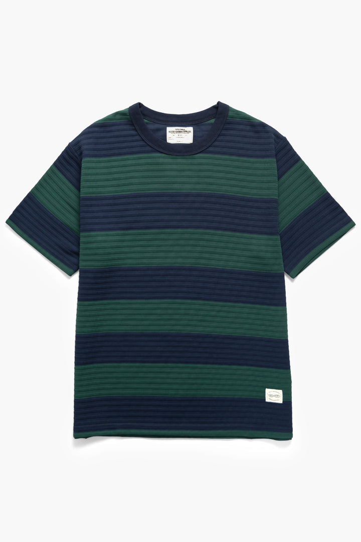 Okonkwo MFG - Ribbed Striped T-Shirt - Green