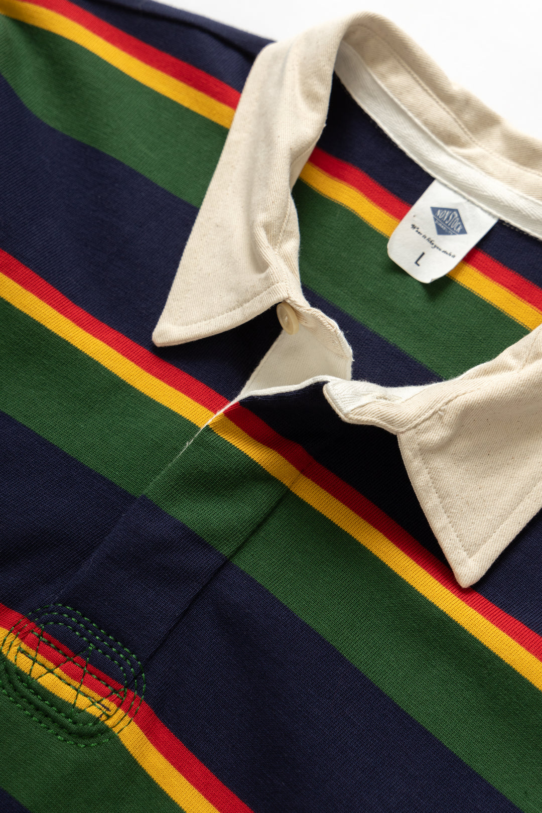 Non Stock MFG - Rugby Shirt - Green/Navy