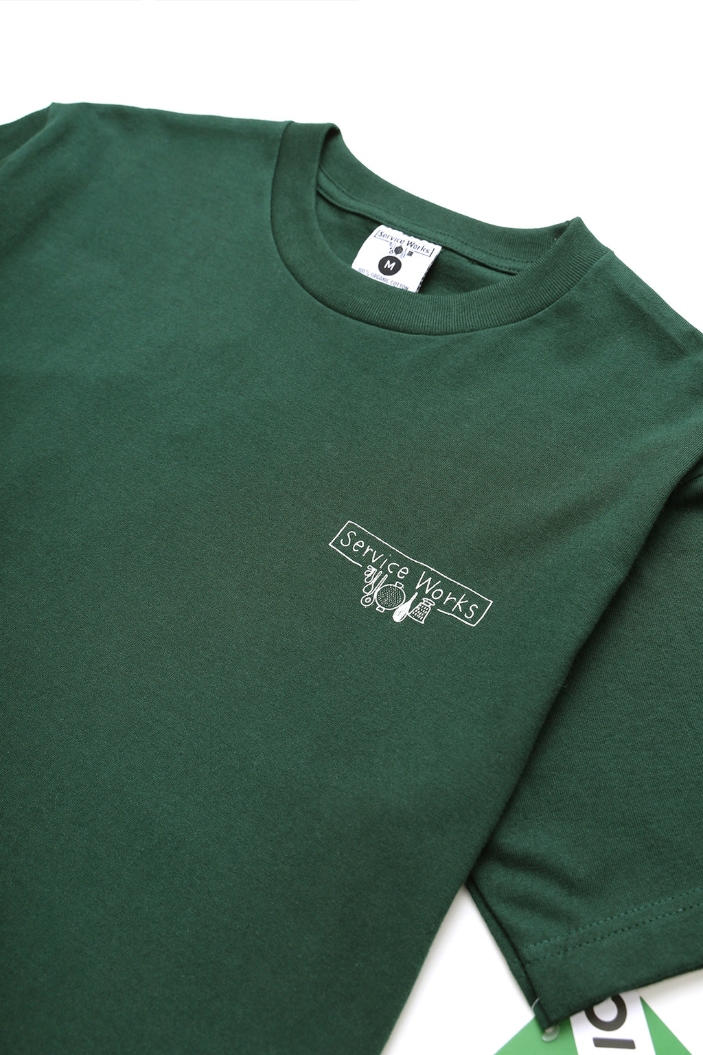 Service Works - Scribble Logo Tee - Forest