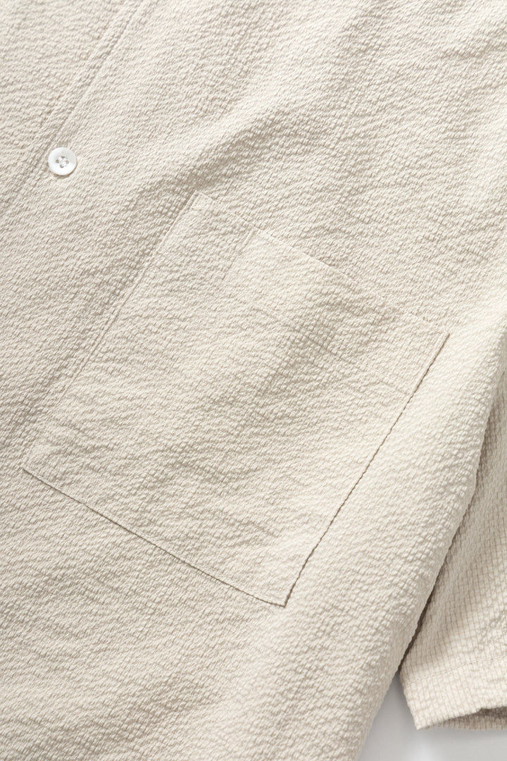 Blacksmith - Seersucker Resort Shirt - Dove