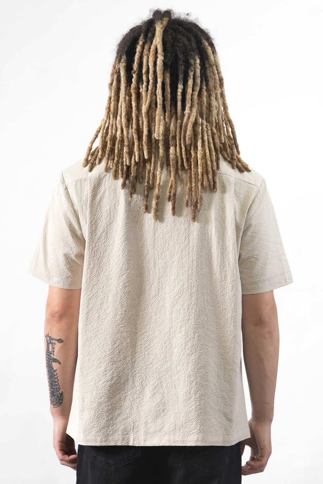 Blacksmith - Seersucker Resort Shirt - Dove