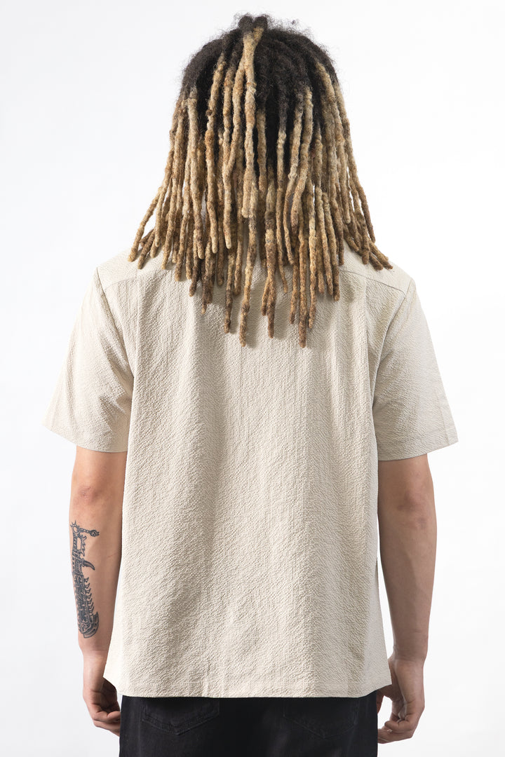 Blacksmith - Seersucker Resort Shirt - Dove