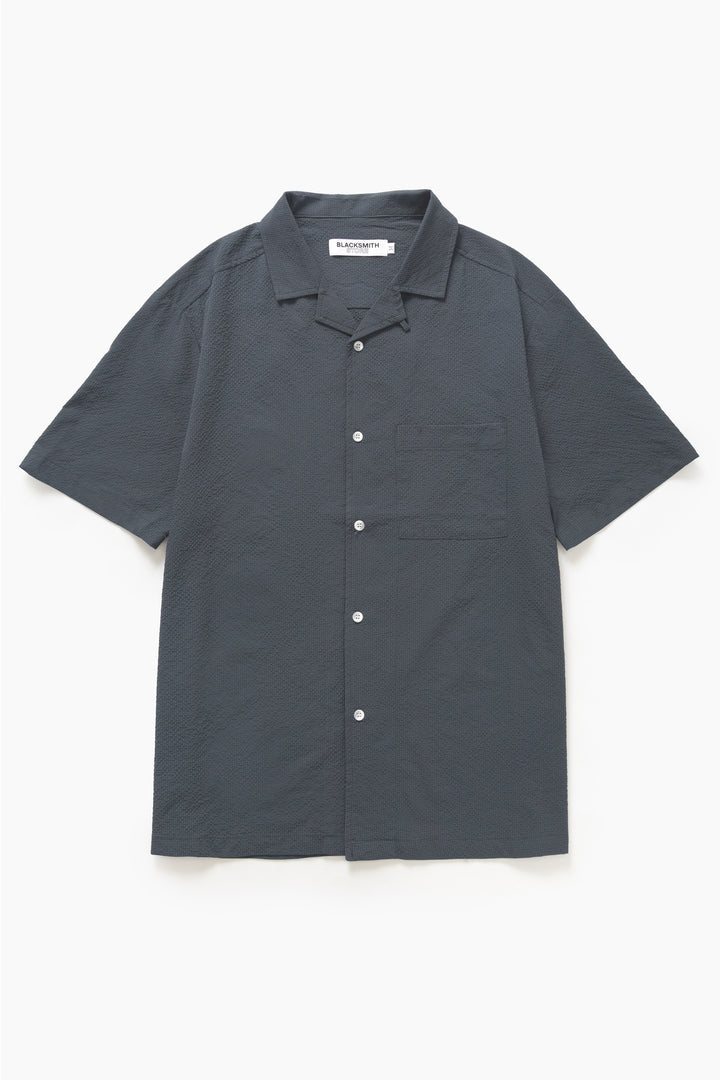 Blacksmith - Seersucker Resort Shirt - Space