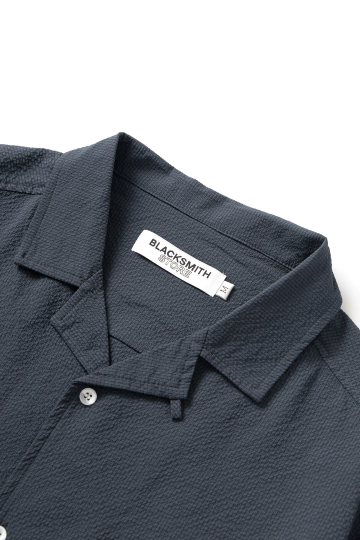 Blacksmith - Seersucker Resort Shirt - Space
