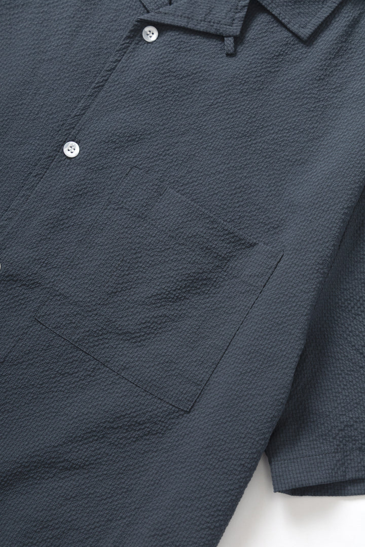 Blacksmith - Seersucker Resort Shirt - Space