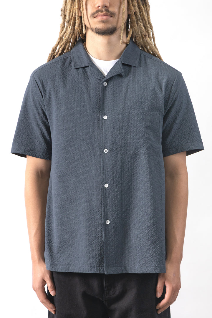 Blacksmith - Seersucker Resort Shirt - Space