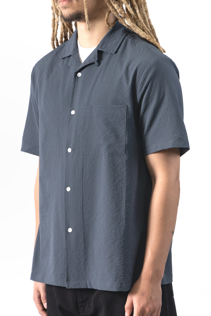 Blacksmith - Seersucker Resort Shirt - Space