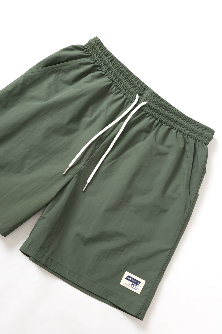 Blacksmith - Nylon Club Shorts - Olive
