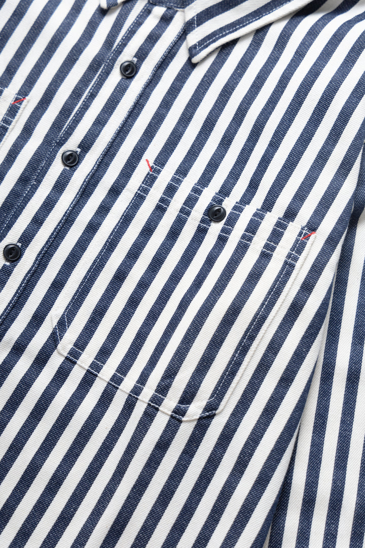 Okonkwo MFG - Stripe Shirt - Blue Stripe