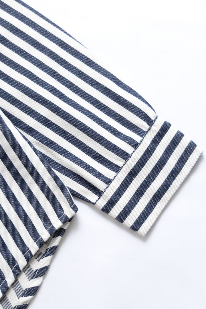 Okonkwo MFG - Stripe Shirt - Blue Stripe