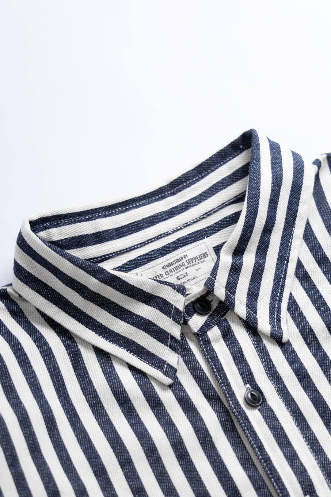 Okonkwo MFG - Stripe Shirt - Blue Stripe