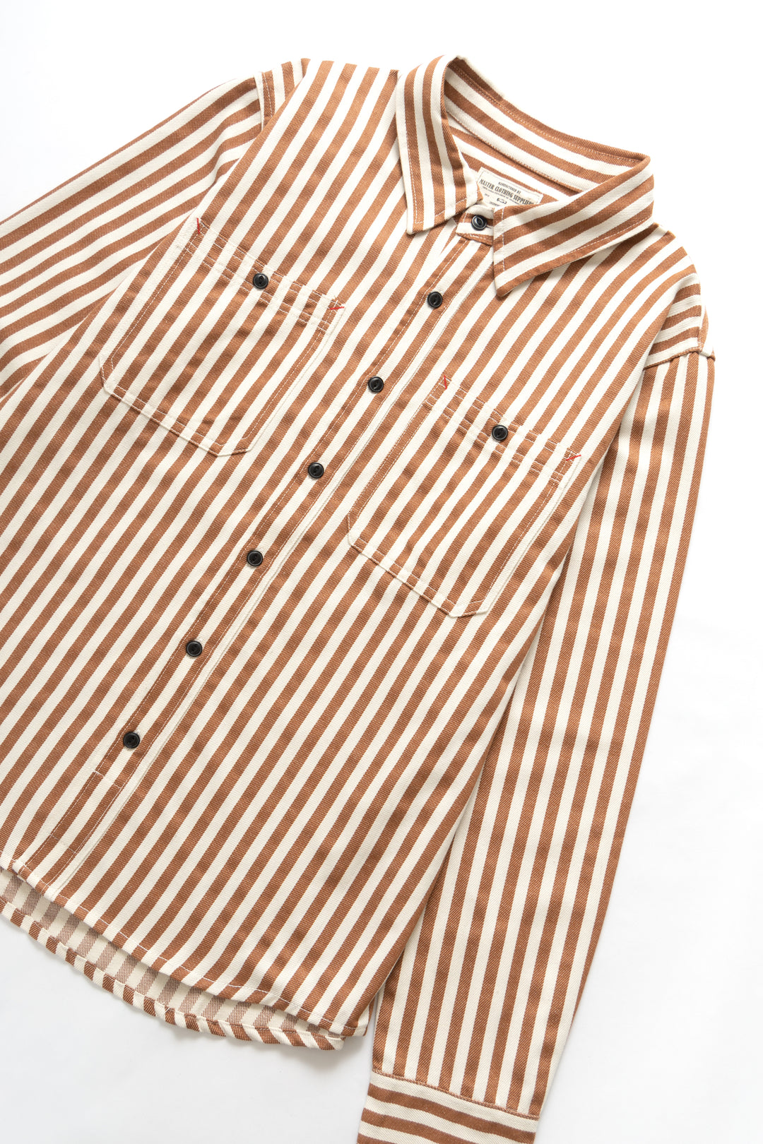 Okonkwo MFG - Stripe Shirt - Orange Stripe