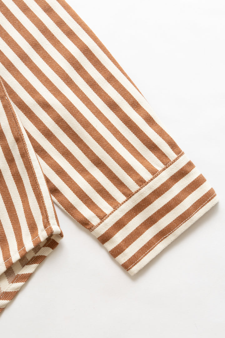 Okonkwo MFG - Stripe Shirt - Orange Stripe