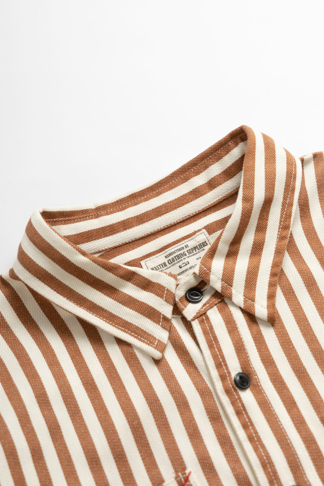 Okonkwo MFG - Stripe Shirt - Orange Stripe