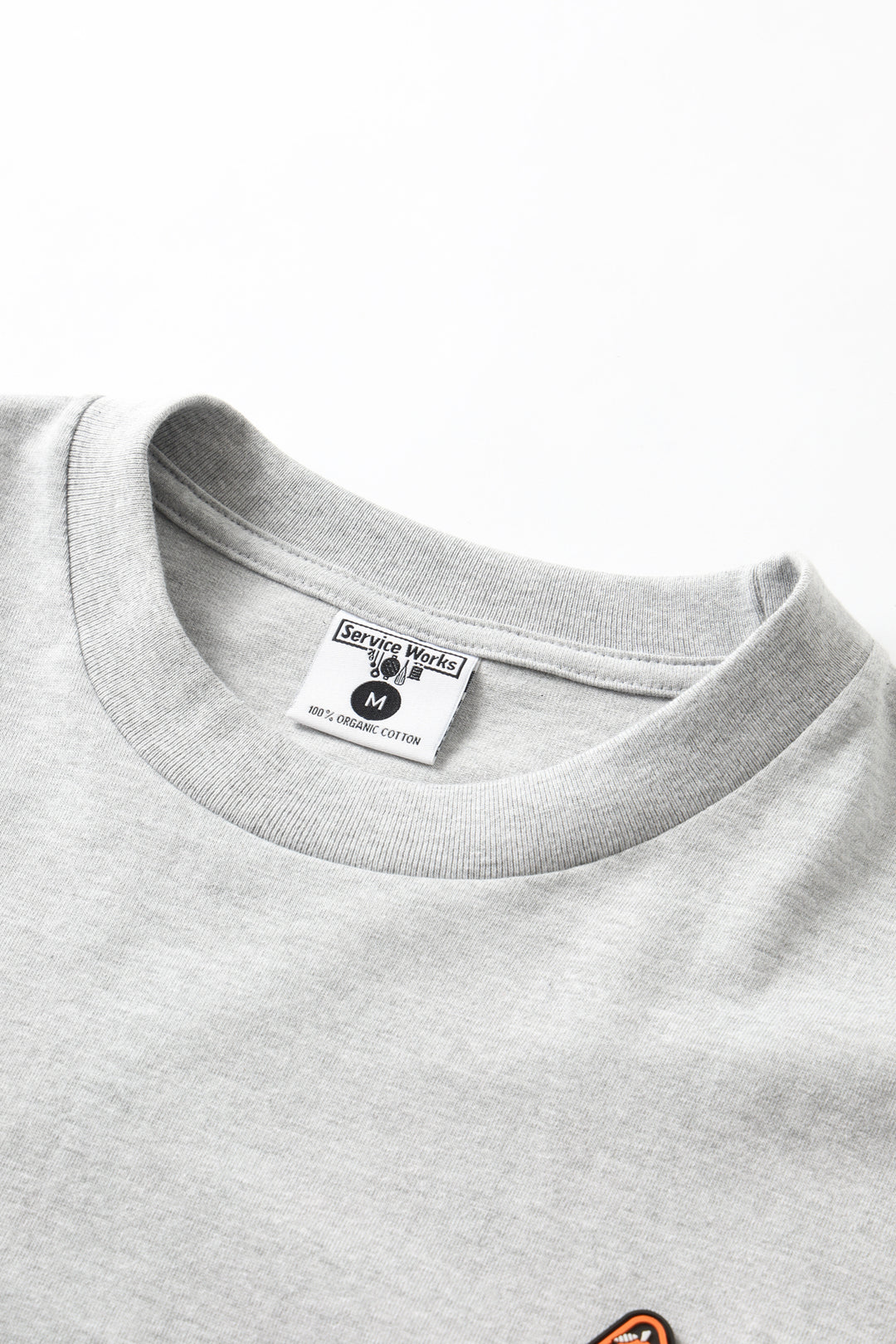 Service Works - Sticker Tee - Heather Grey