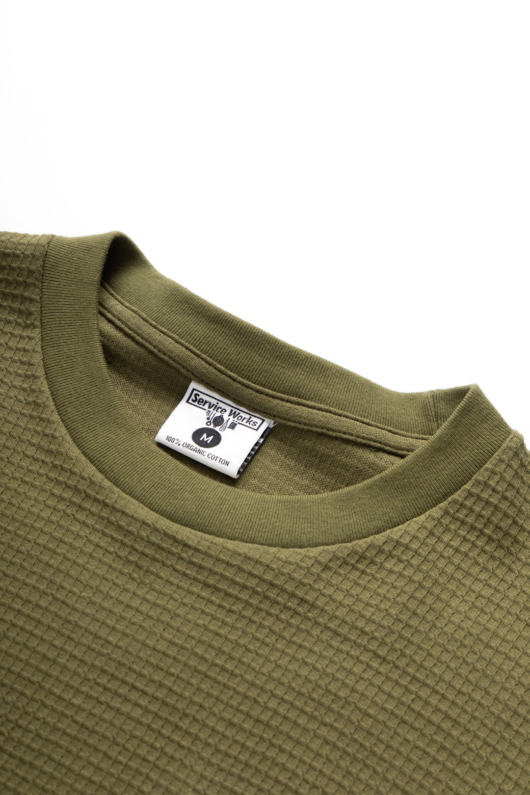 Service Works - Waffle Pocket Tee - Olive