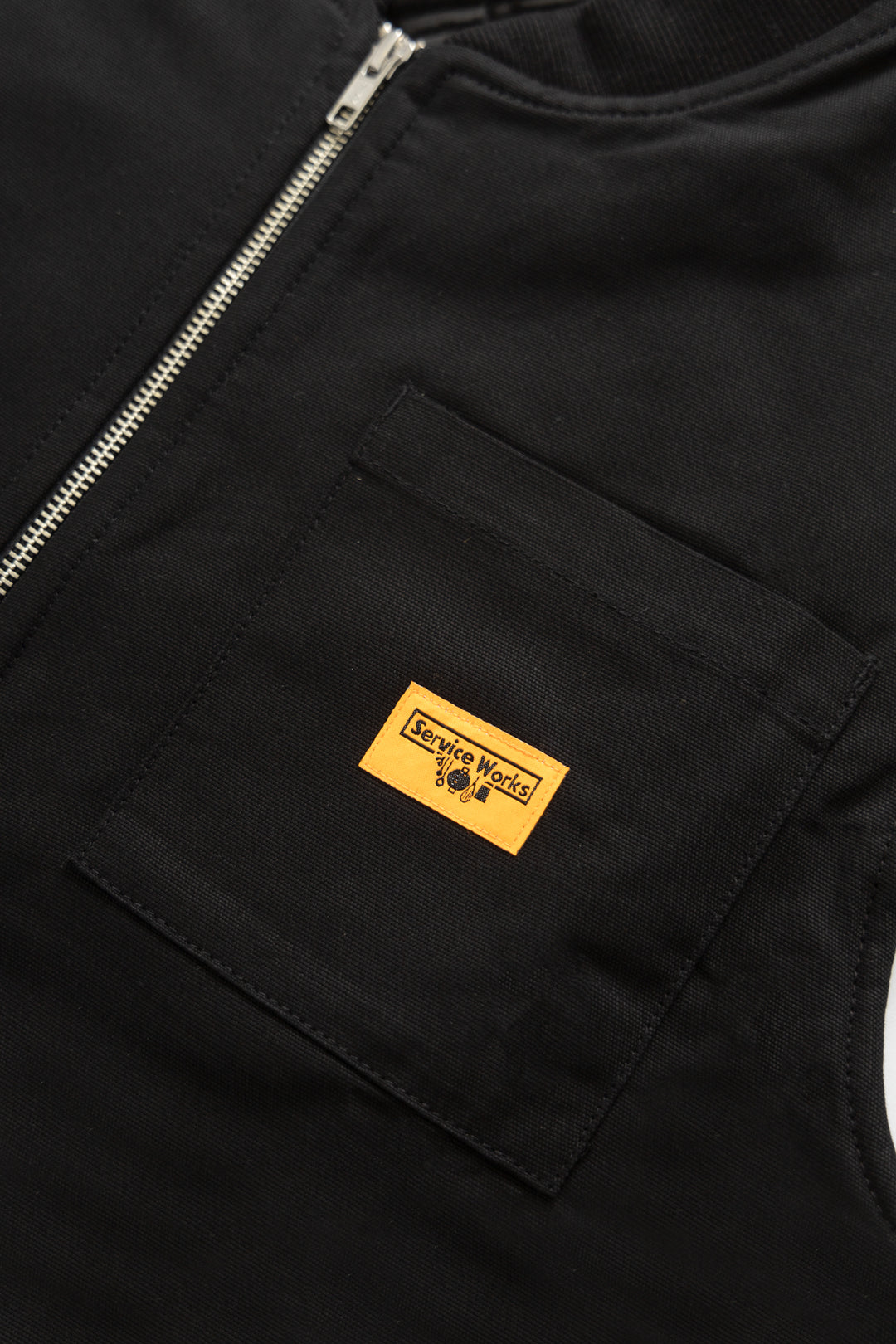 Service Works - Padded Work Vest Jacket - Black