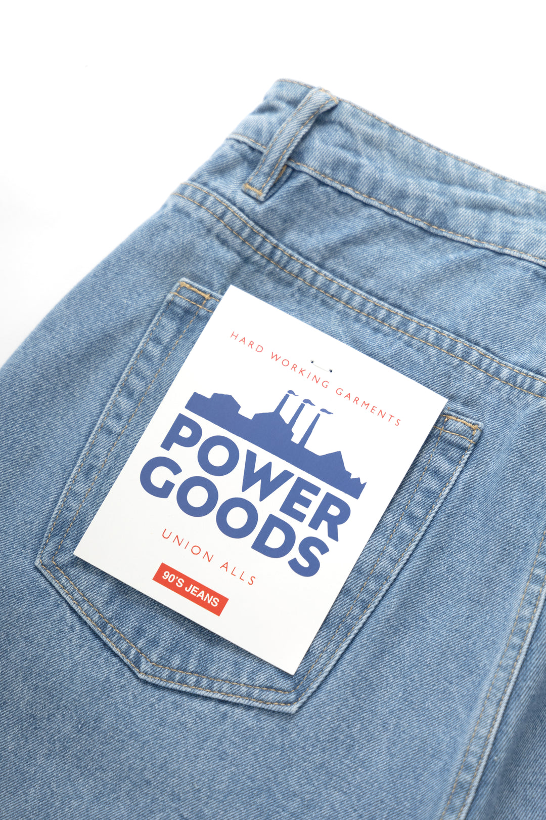 Power Goods - 90's Jeans - Washed Blue