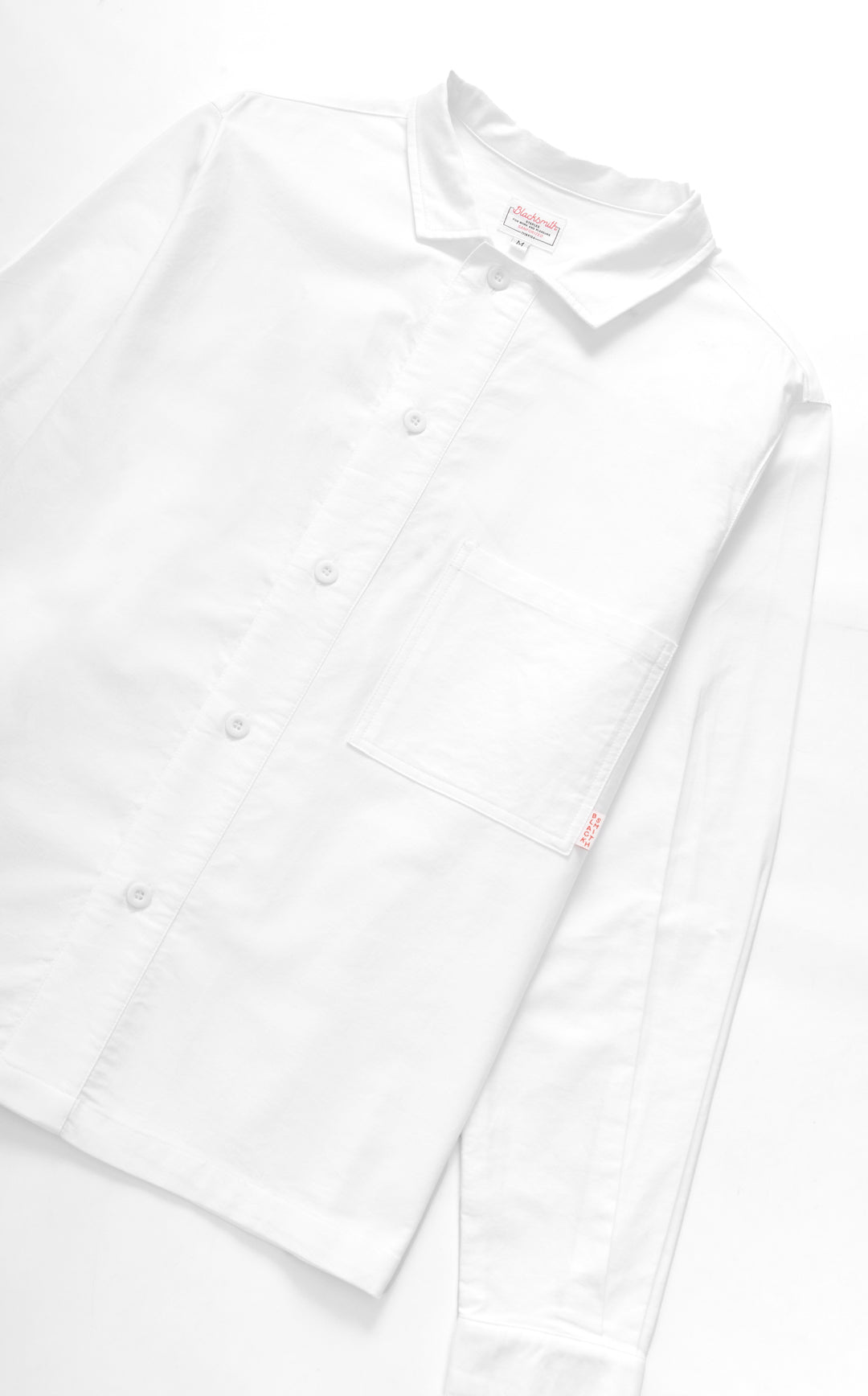 Blacksmith - 'Boxford' Utility Shirt - White