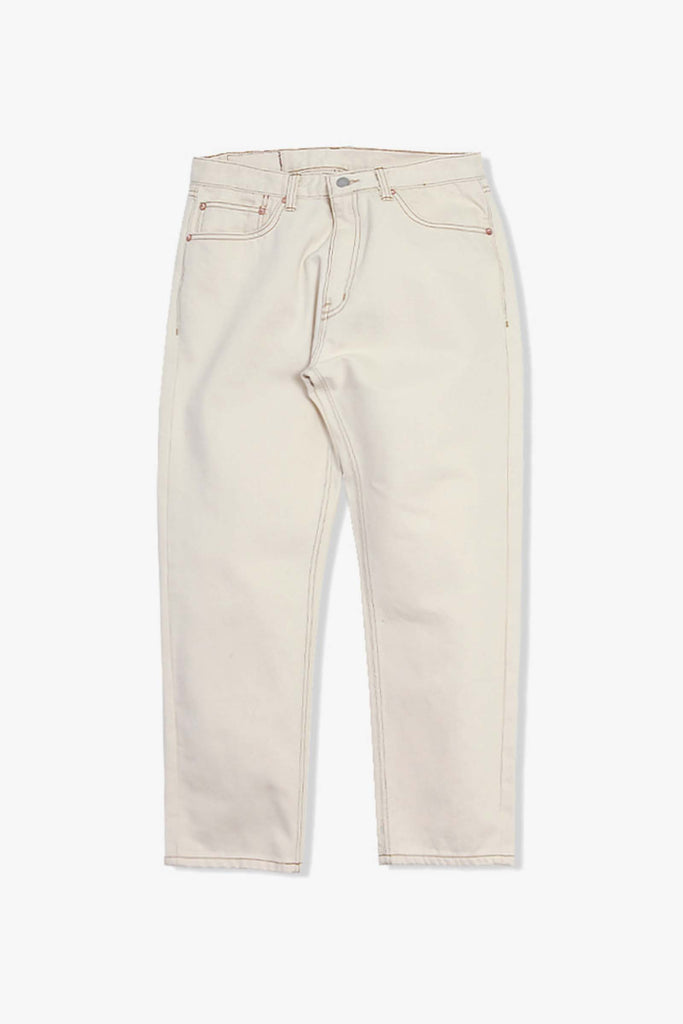 Outstanding & Co. - Tapered Washed Jeans - Oatmeal