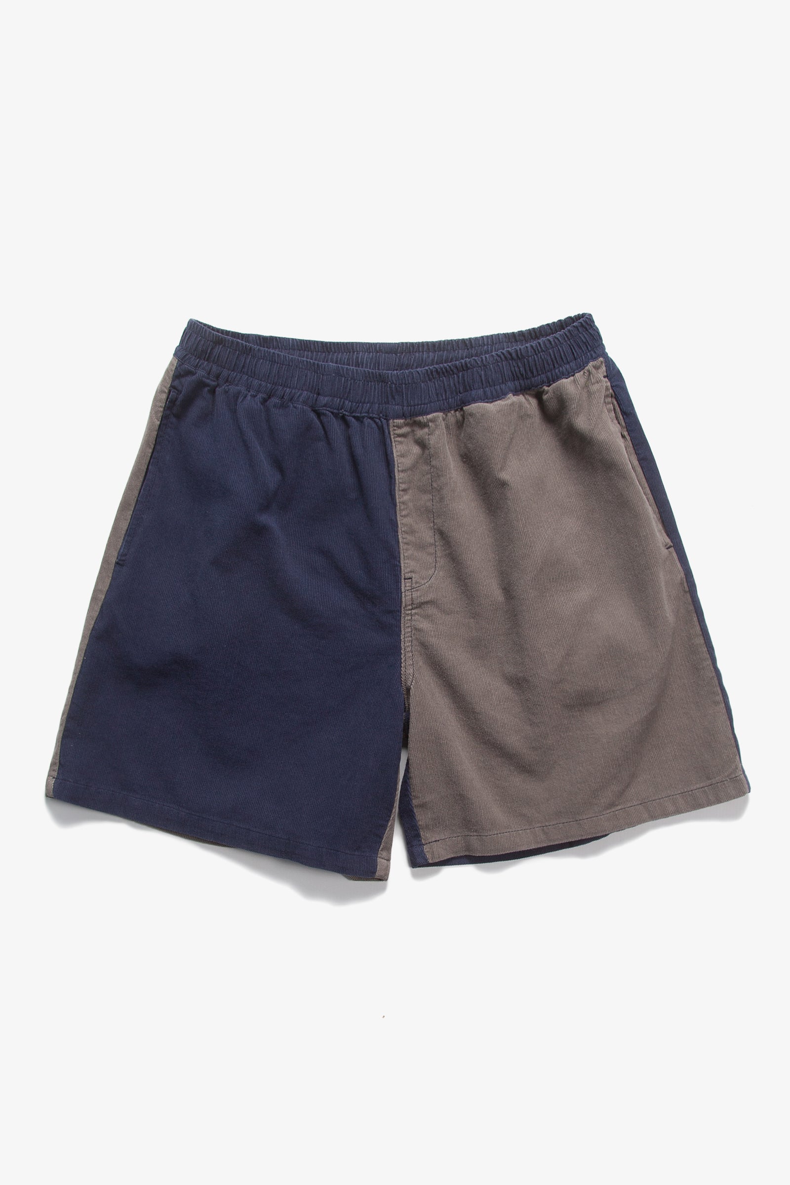 Blacksmith - Corduroy Easy Shorts - Navy/Grey