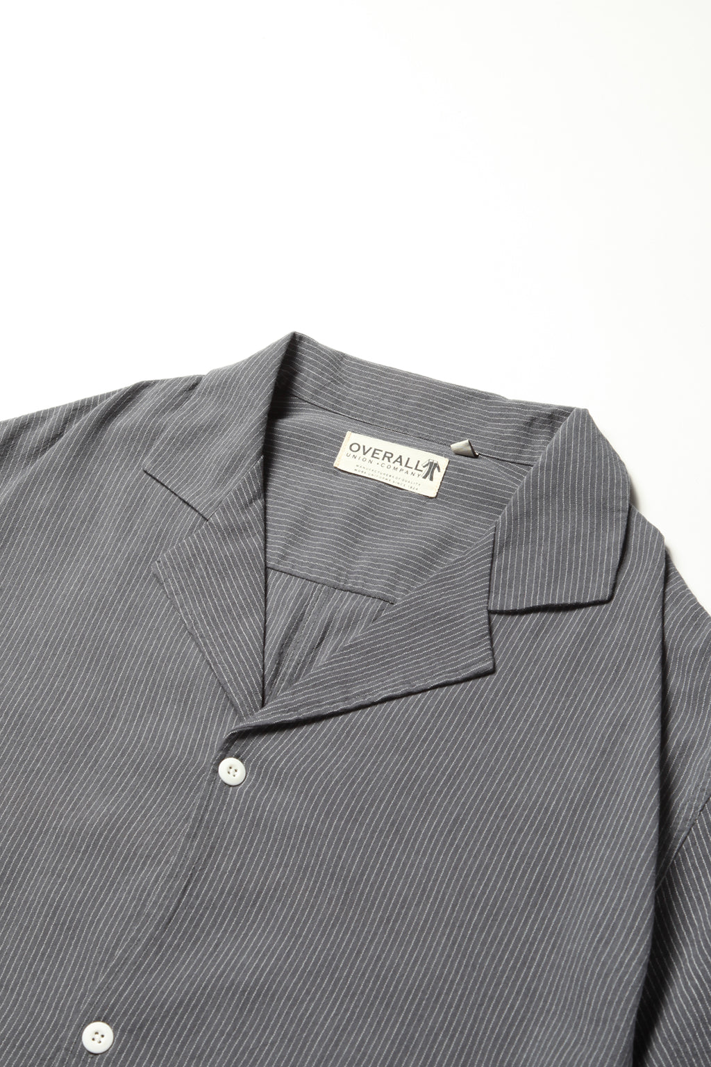 Overall Union - Boxy Short Sleeve Shirt - Dark Grey
