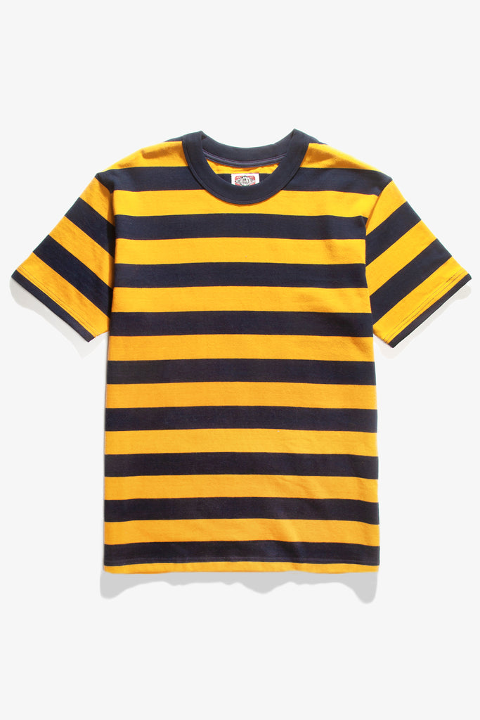 Red Ruggison - Border Short Sleeve T-Shirt - Yellow/Navy